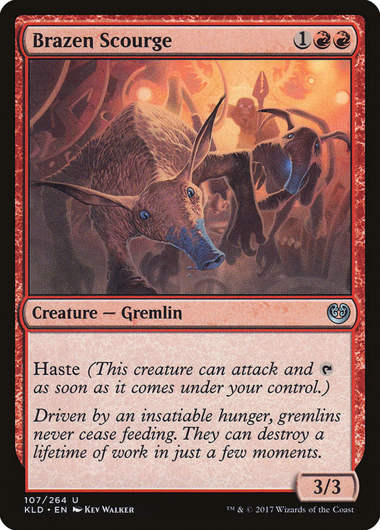 Brazen Scourge (Intro Pack) [Kaladesh Promos] Foil