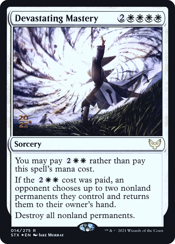 Devastating Mastery [Strixhaven: School of Mages Prerelease Promos]