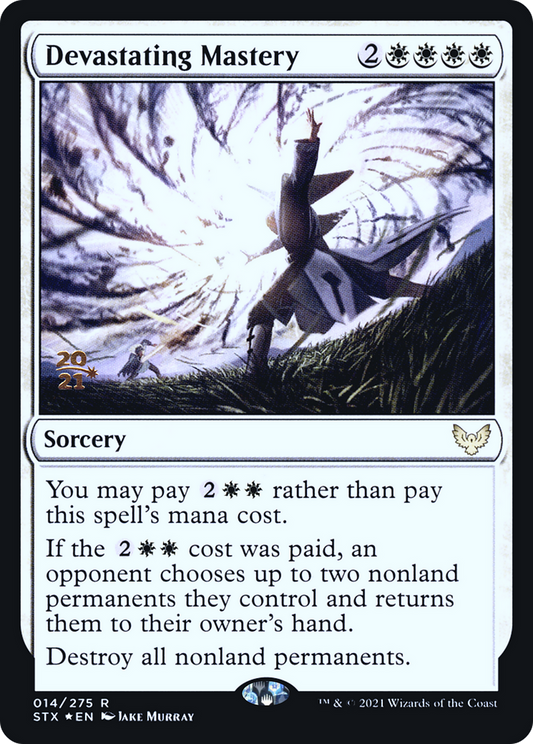 Devastating Mastery [Strixhaven: School of Mages Prerelease Promos]