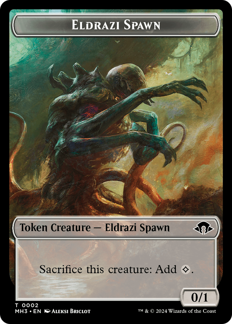 Eldrazi Spawn Token [Modern Horizons 3 Tokens] | Silver Goblin