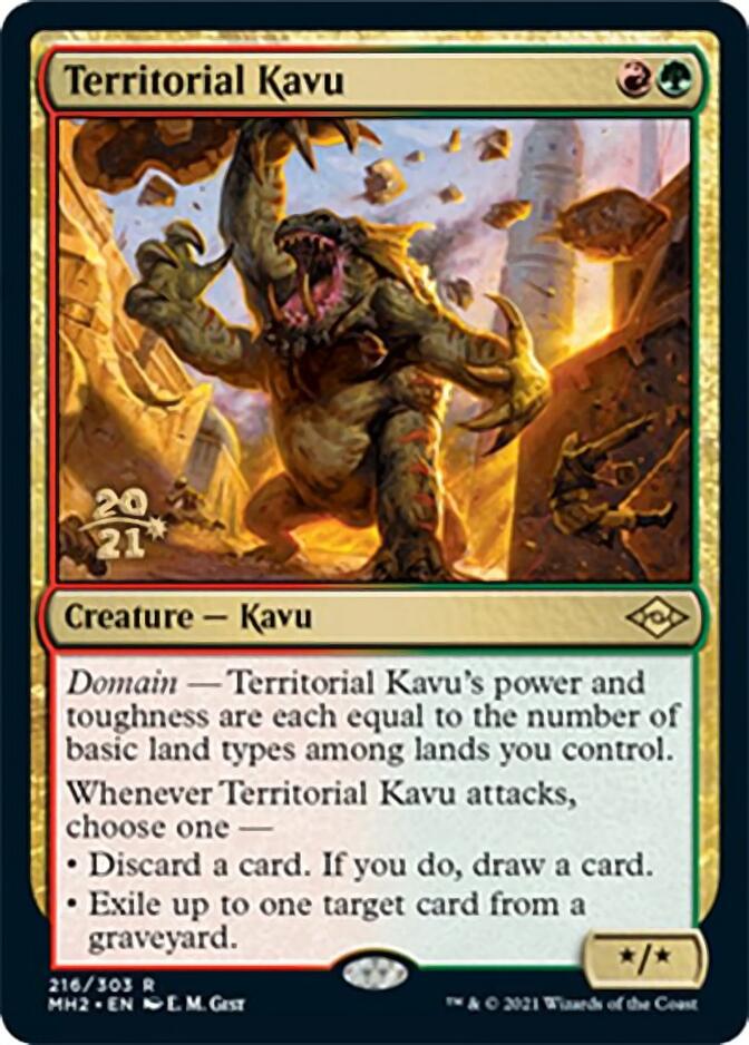 Territorial Kavu [Modern Horizons 2 Prerelease Promos] | Silver Goblin