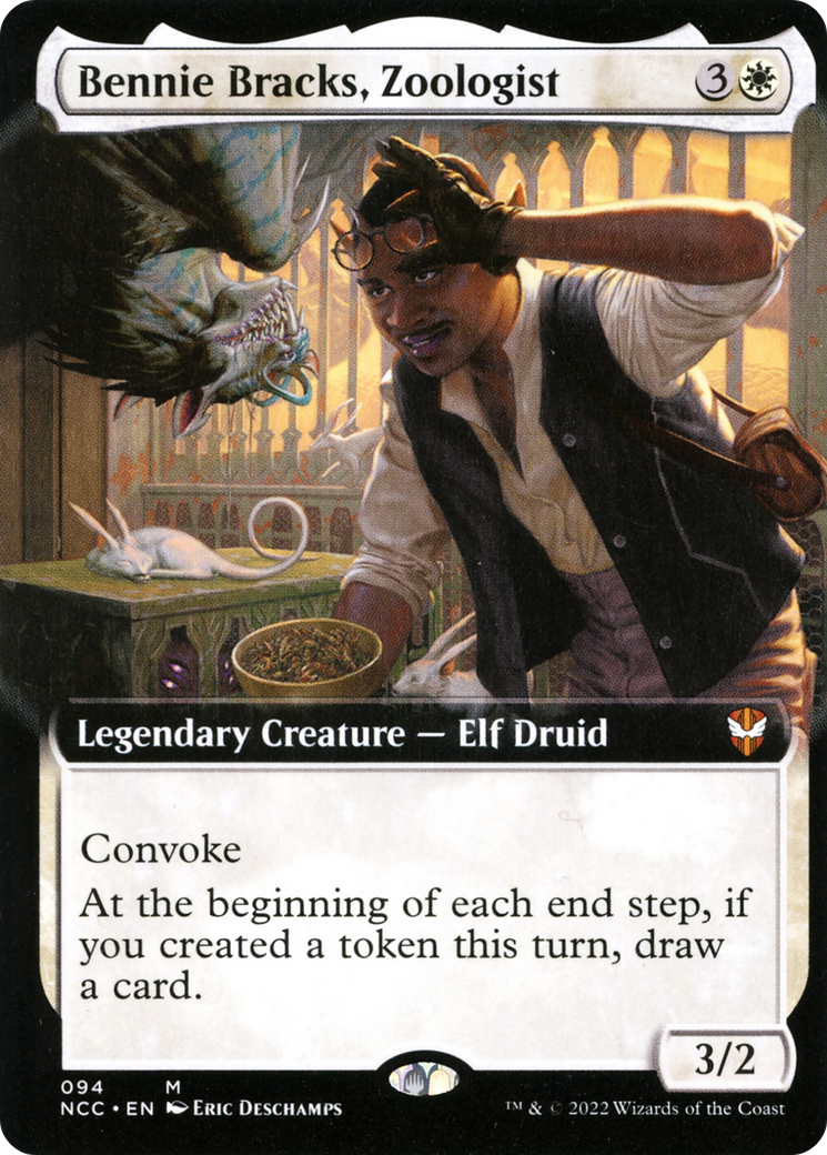 Bennie Bracks, Zoologist (Extended Art) [Streets of New Capenna Commander] Foil