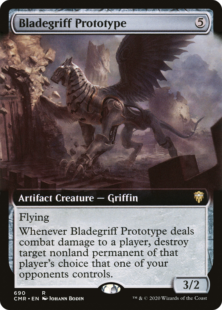 Bladegriff Prototype (Extended Art) [Commander Legends] Foil