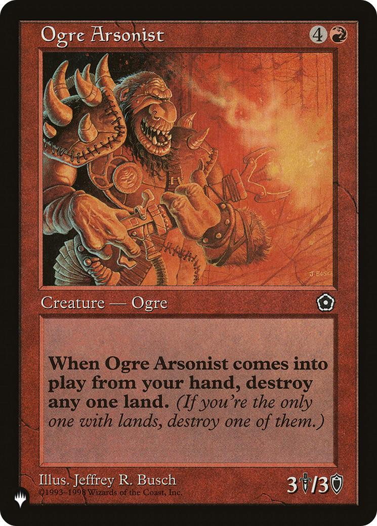 Ogre Arsonist [The List Reprints] | Silver Goblin