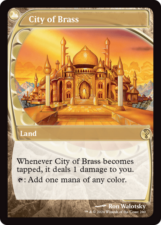 City of Brass (Future Sight) [Mystery Booster 2] Foil