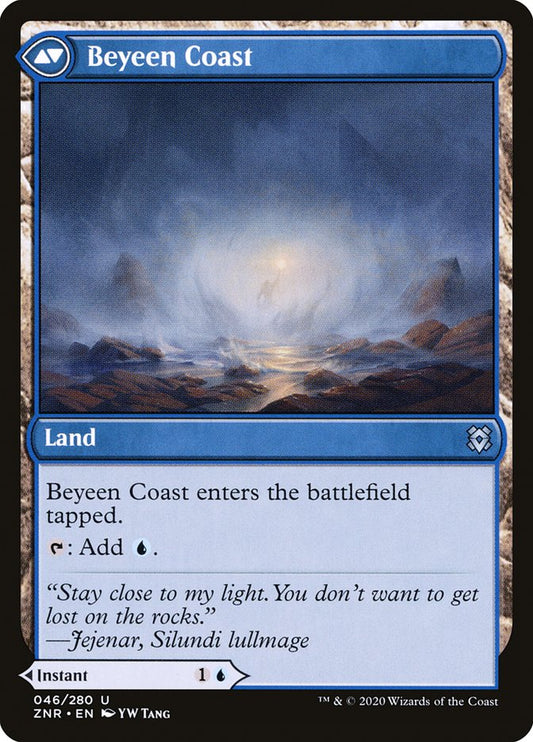 Beyeen Veil // Beyeen Coast [Zendikar Rising] Foil