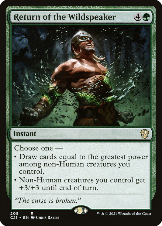 Return of the Wildspeaker [Commander 2021]