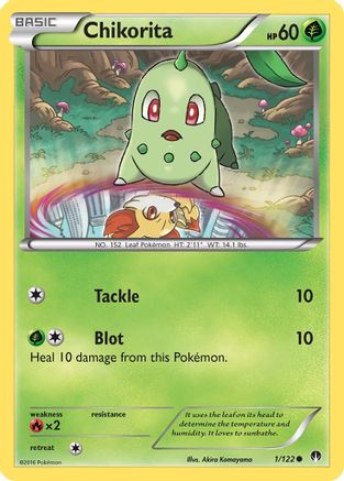 Chikorita (1/122) [XY: BREAKpoint] | Silver Goblin