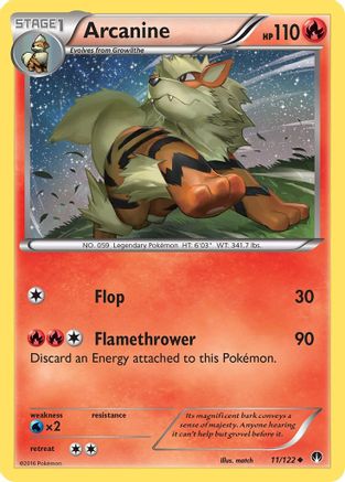 Arcanine (11/122) [XY: BREAKpoint] | Silver Goblin