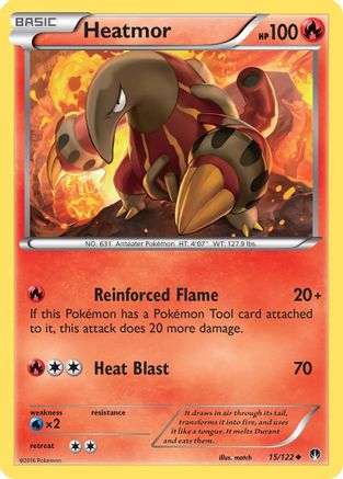 Heatmor (15) Reverse Holofoil - XY  BREAKpoint