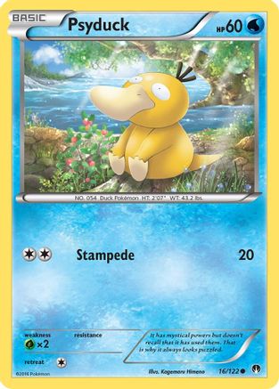 Psyduck (16) Reverse Holofoil - XY  BREAKpoint