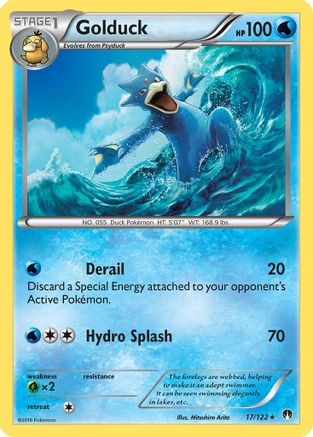 Golduck (17) Reverse Holofoil - XY  BREAKpoint