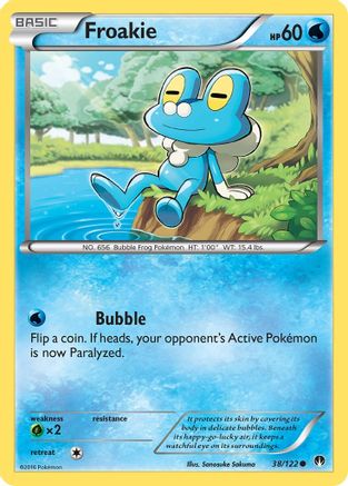 Froakie (38) Reverse Holofoil - XY  BREAKpoint