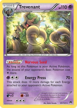 Trevenant (65) Reverse Holofoil - XY  BREAKpoint