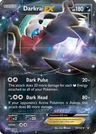 Darkrai EX (74/122) [XY: BREAKpoint] | Silver Goblin