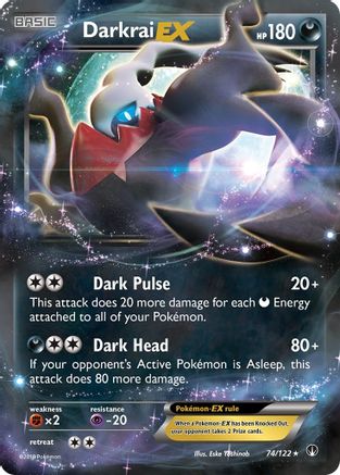 Darkrai EX (74) Holofoil - XY  BREAKpoint