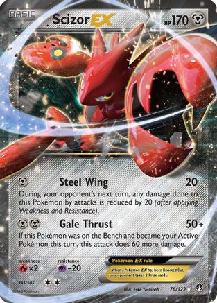 Scizor EX (76) Holofoil - XY  BREAKpoint