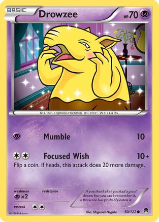 Drowzee (50/122) [XY: BREAKpoint] | Silver Goblin