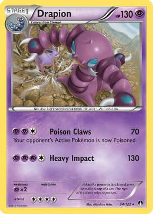 Drapion (54) Reverse Holofoil - XY  BREAKpoint