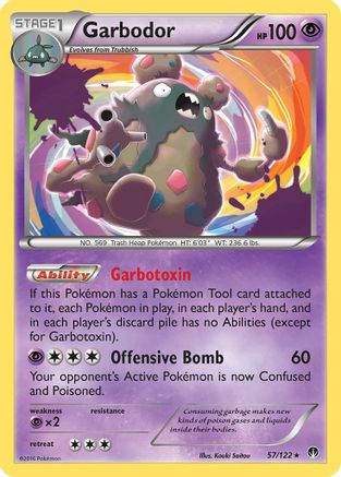 Garbodor (57) Reverse Holofoil - XY  BREAKpoint