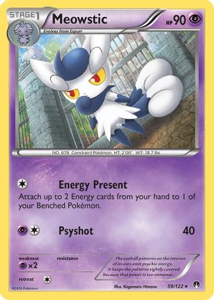 Meowstic (59/122) [XY: BREAKpoint] | Silver Goblin