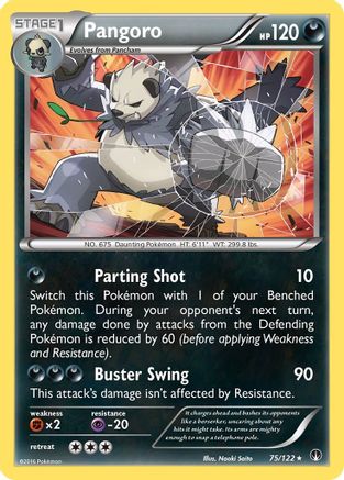 Pangoro (75) Reverse Holofoil - XY  BREAKpoint