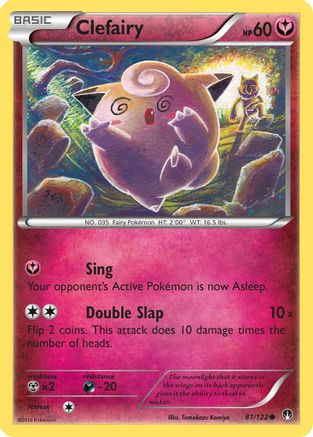 Clefairy (81) Reverse Holofoil - XY  BREAKpoint