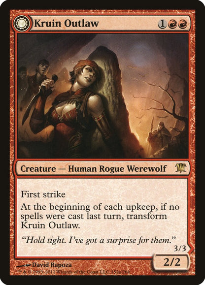 Kruin Outlaw // Terror of Kruin Pass [Innistrad] Foil