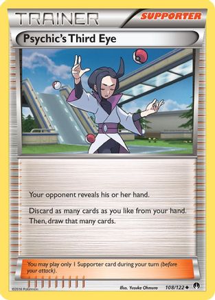 Psychic's Third Eye (108) Reverse Holofoil - XY  BREAKpoint