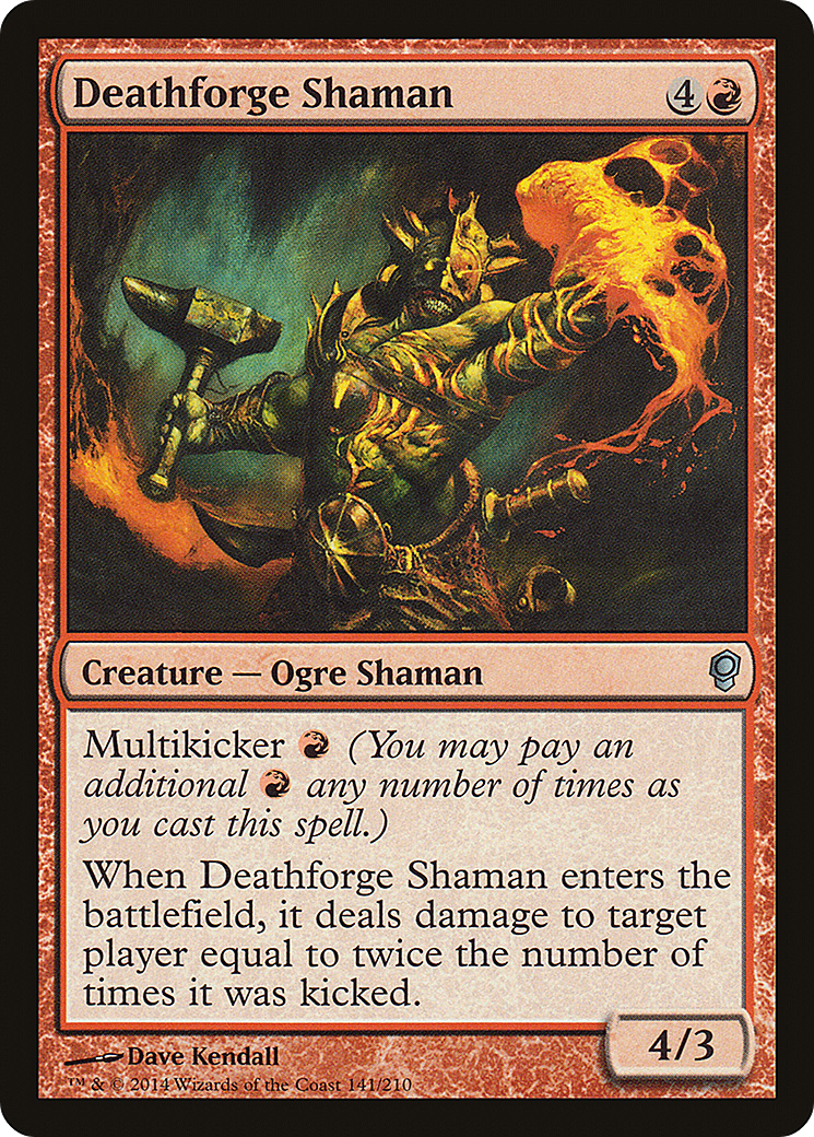 Deathforge Shaman [Conspiracy] Foil