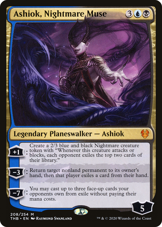 Ashiok, Nightmare Muse [Theros Beyond Death] Foil