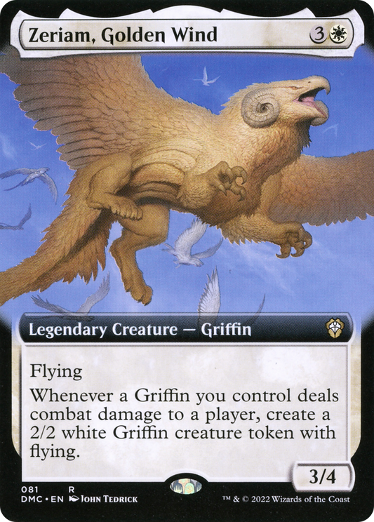 Zeriam, Golden Wind (Extended Art) [Dominaria United Commander]