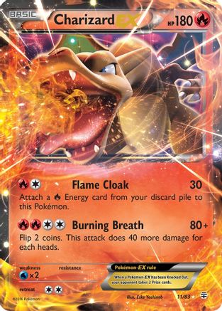 Charizard EX (11) Holofoil - Generations