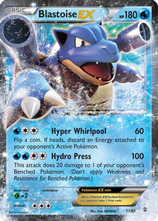 Blastoise EX (17) Holofoil - Generations