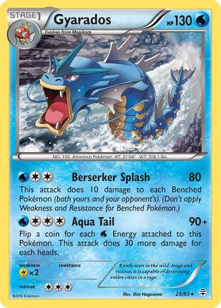 Gyarados (23) Reverse Holofoil - Generations