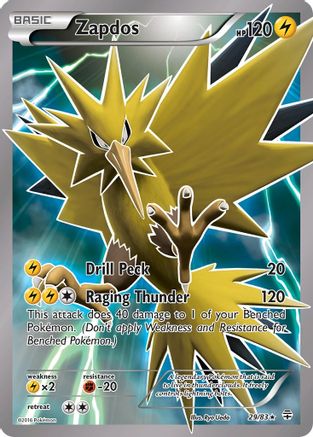 Zapdos (29/83) [XY: Generations] | Silver Goblin