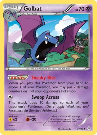 Golbat (31) Reverse Holofoil - Generations