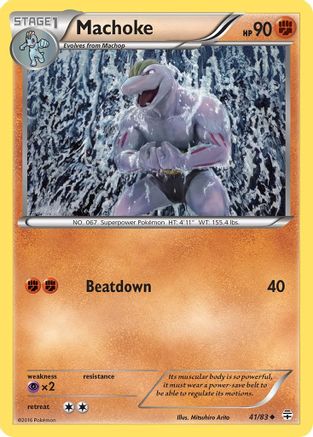 Machoke (41) Reverse Holofoil - Generations