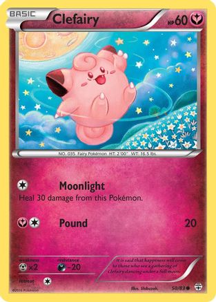 Clefairy (50) Reverse Holofoil - Generations