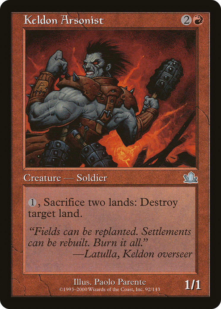 Keldon Arsonist [Prophecy] Foil