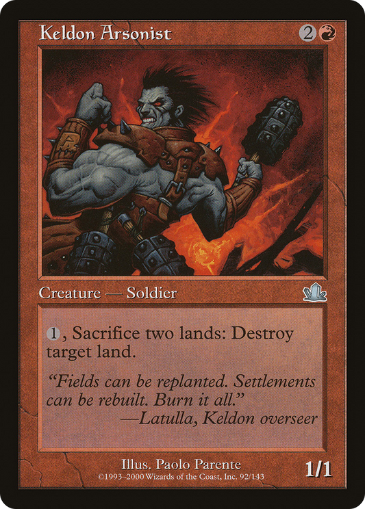 Keldon Arsonist [Prophecy] Foil
