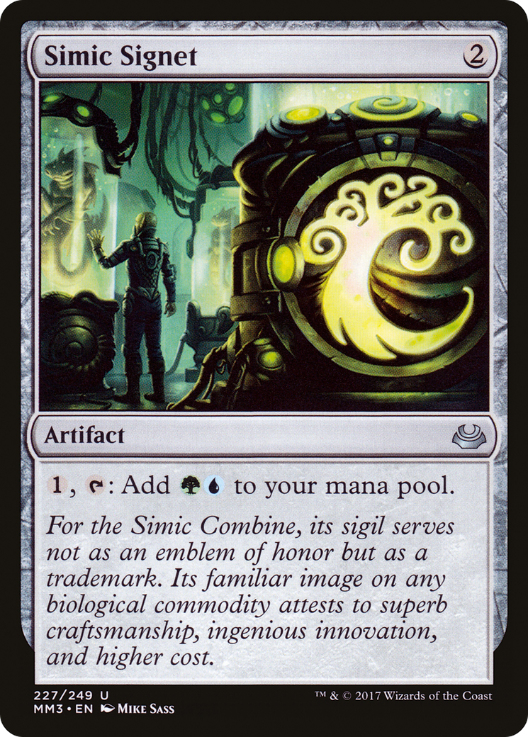 Simic Signet [Modern Masters 2017] Foil