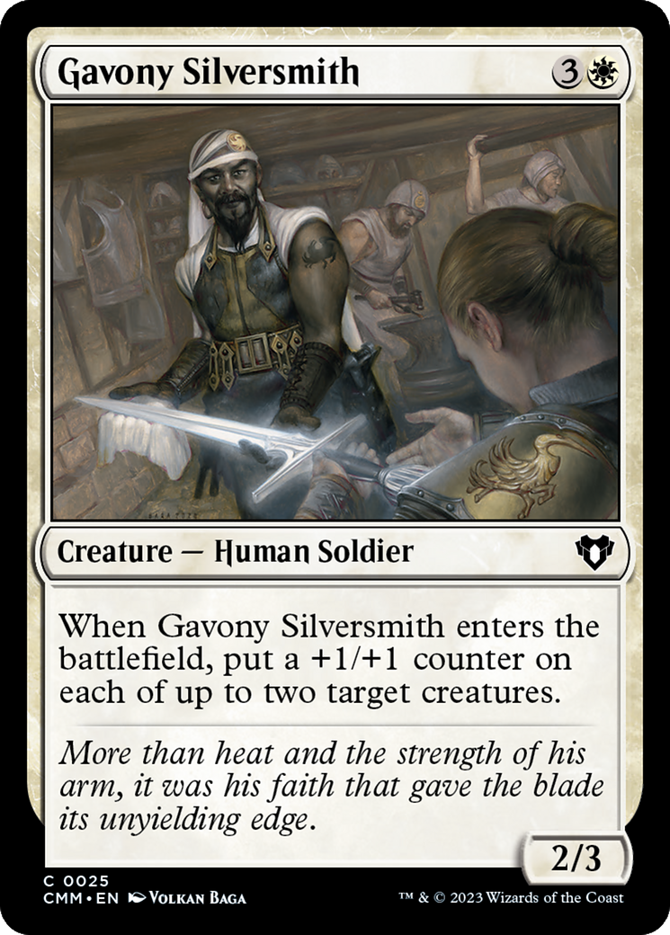 Gavony Silversmith [Commander Masters] | Silver Goblin