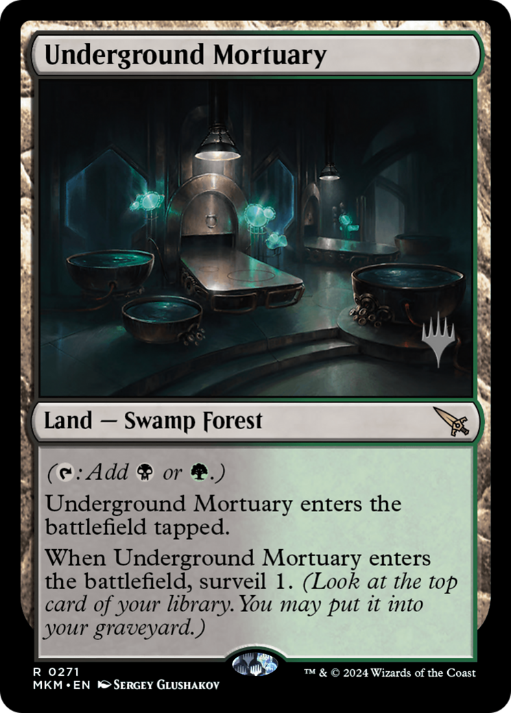 Underground Mortuary (Promo Pack) [Murders at Karlov Manor Promos] Foil