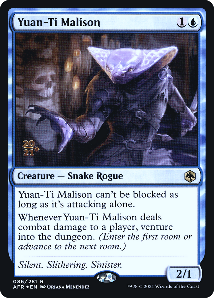 Yuan-Ti Malison [Dungeons & Dragons: Adventures in the Forgotten Realms Prerelease Promos]