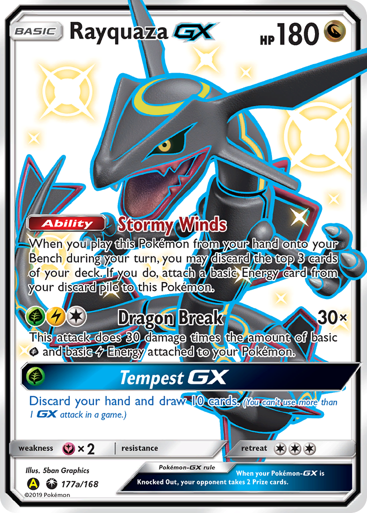 Rayquaza GX (177a/168) [Alternate Art Promos] | Silver Goblin