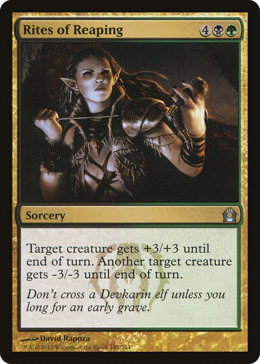 Rites of Reaping [Return to Ravnica] Foil