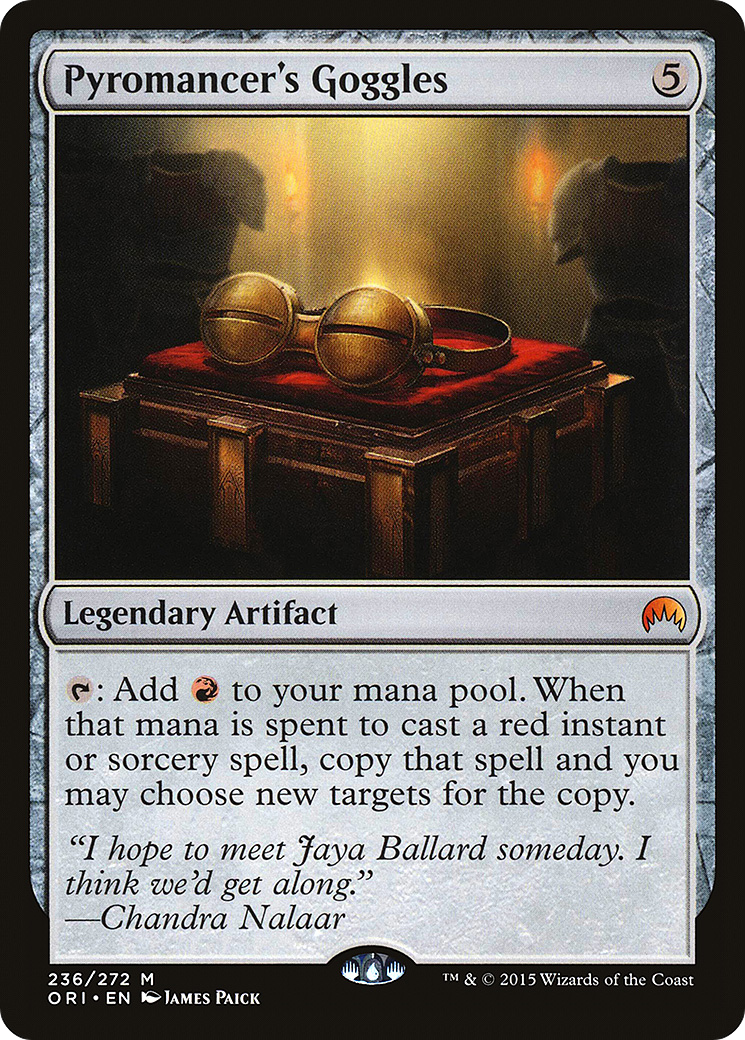 Pyromancer's Goggles [Magic Origins] Foil
