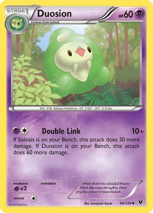 Duosion (34/124) [XY: Fates Collide] | Silver Goblin