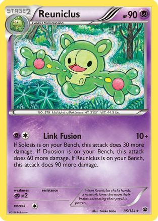 Reuniclus (35) Reverse Holofoil - XY  Fates Collide